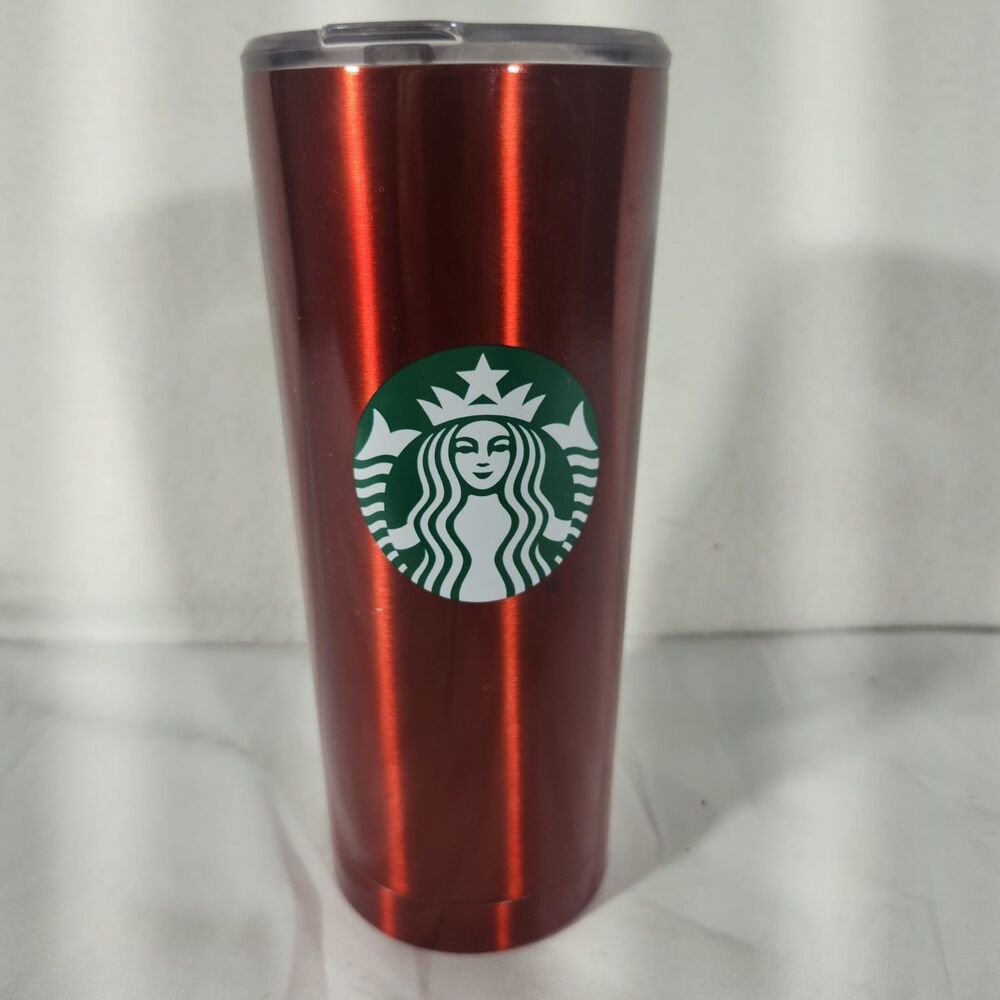 2021 Starbucks Tumbler 20oz Red Metal